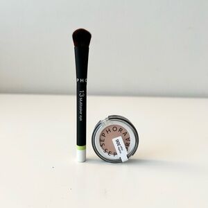 SEPHORA Colorful Eyeshadow 306 Golden Marshmallow, 13 Mini Multitasker Eye Brush